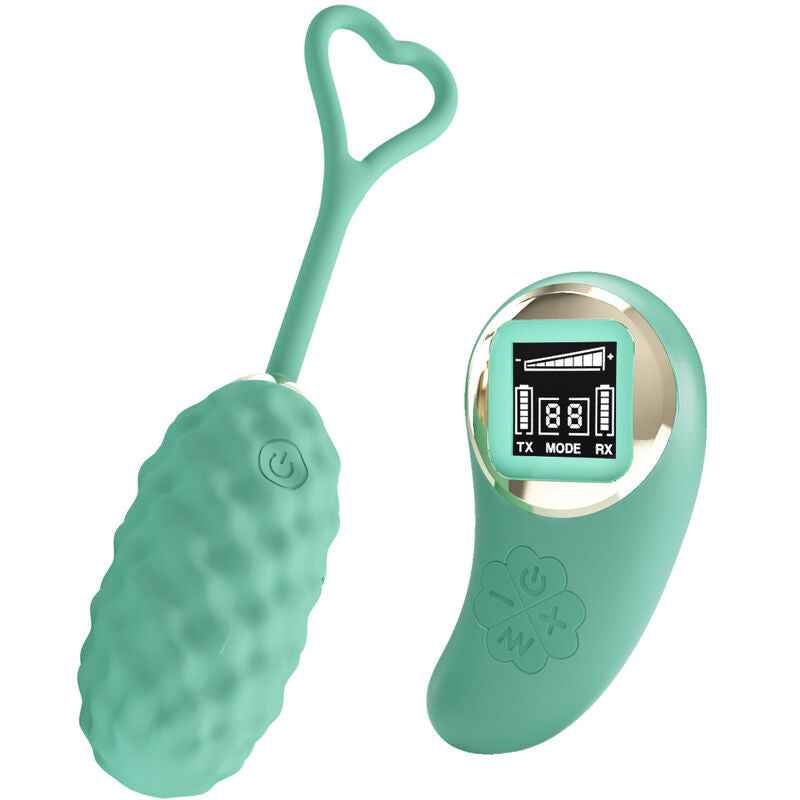 PRETTY LOVE - OVO VIBRATÓRIO DE CONTROLE REMOTO VIVIAN GREEN - VIBRA24 SEXSHOP