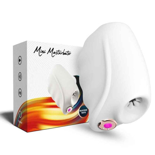 ARMONY - MASTER MASTURBADOR E VIBRADOR TRANSPARENTE - VIBRA24 SEXSHOP