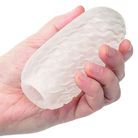 CALEXOTICS - BOUNDLESS REVERSÍVEL SQUISHY BALL STROKE AMARELO - VIBRA24 SEXSHOP