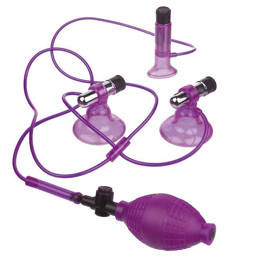 FETISH FANTASY SERIES - VIBRADOR DE TRIPLA SUCÇÃO - VIBRA24 SEXSHOP