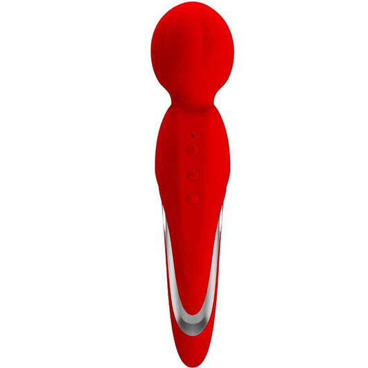 PRETTY LOVE - VARINHA VIBRADORA WALTER VERMELHA - VIBRA24 SEXSHOP