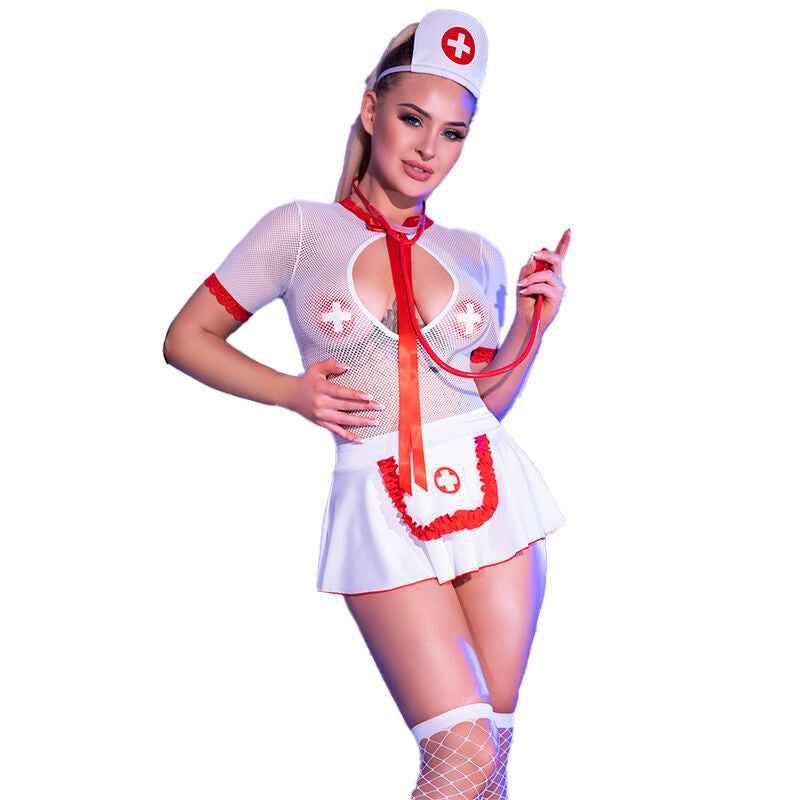 CHILIROSE - CR 4365 FANTASIA ENFERMEIRA SEXY L/XL