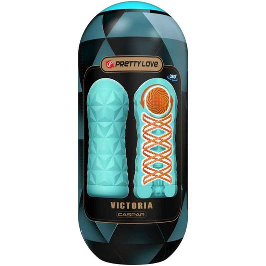 PRETTY LOVE - MASTURBADOR VICTORIA CASPAR AQUA VERDE - VIBRA24 SEXSHOP