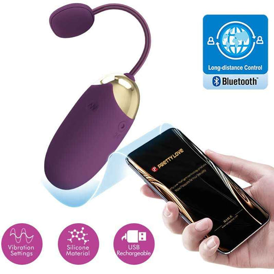 PRETTY LOVE - ABNER APP LILAC - VIBRA24 SEXSHOP