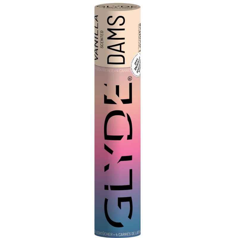 SHEER GLYDE - DAMS LAMINAS LÁTEX SEXO ORAL BAUNILHA