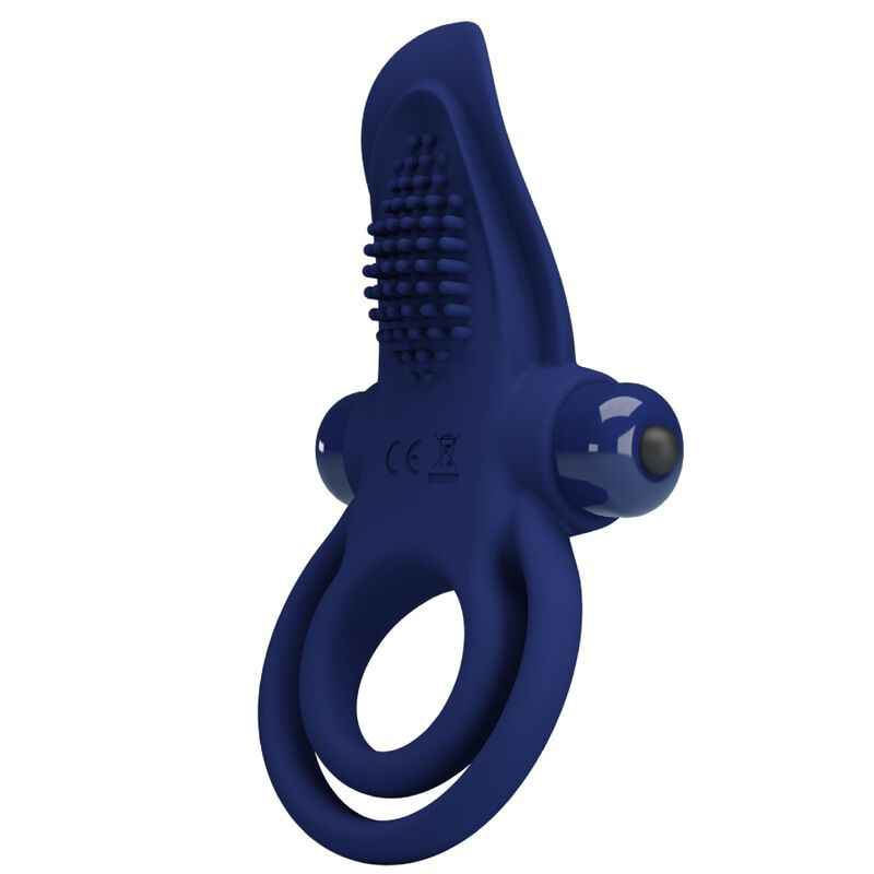 PRETTY LOVE - BRONSON ANEL DUPLO COM VIBRAO AZUL - VIBRA24 SEXSHOP