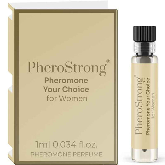 PHEROSTRONG - PERFUME DE FEROMONAS SUA ESCOLHA PARA MULHERES 1 ML