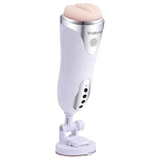 NALONE - MAGICIAN MASTURBATOR COM VIBRAÇÃO BRANCO - VIBRA24 SEXSHOP