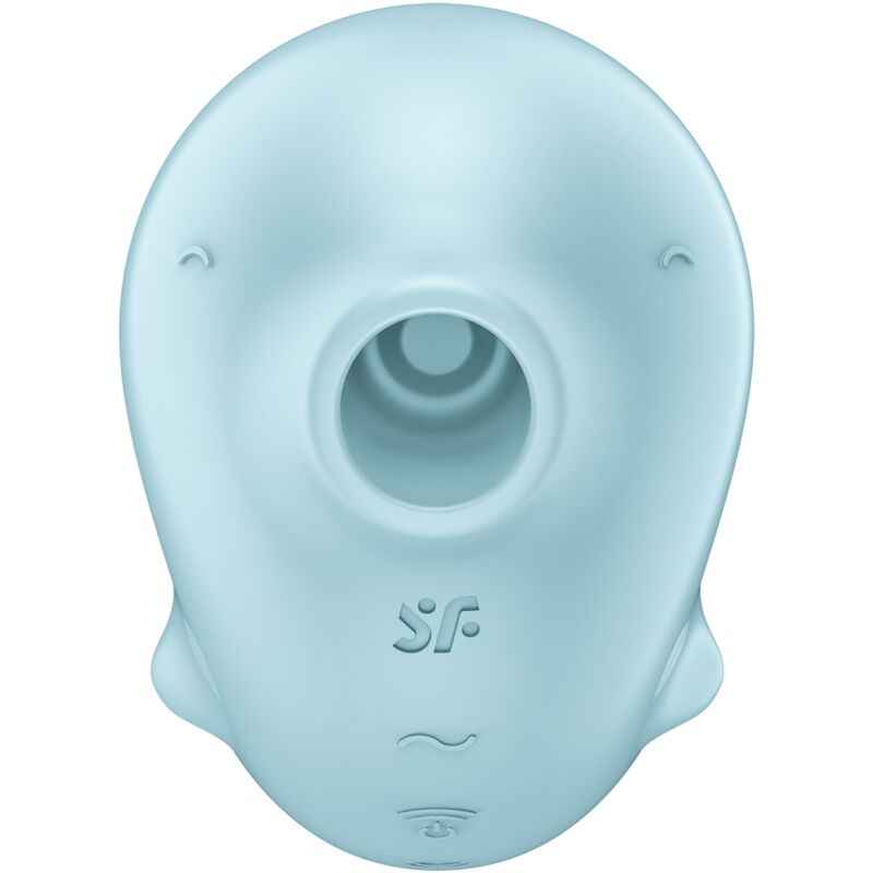 SATISFYER - SASSY SEAL ESTIMULADOR E VIBRADOR AZUL - VIBRA24 SEXSHOP