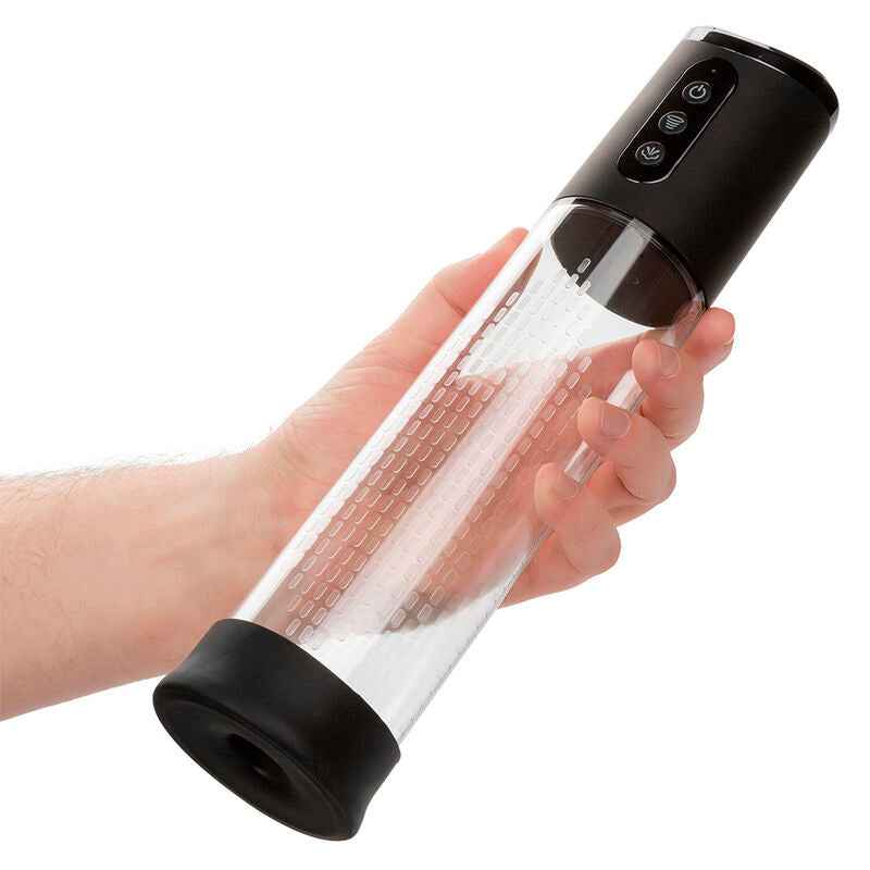 CALEXOTICS - BOMBA DE SUCÇÃO PEAK 4 VELOCIDADES PRETA - VIBRA24 SEXSHOP