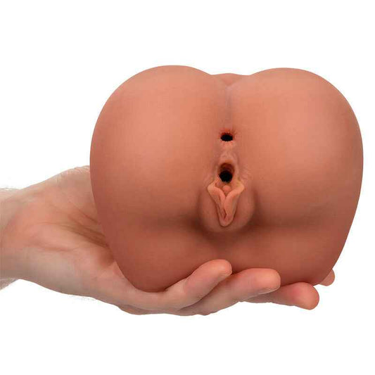 CALEXOTICS - THE ROLLER BABE DUPLO MASTURBADOR REALÍSTICO CARNE - VIBRA24 SEXSHOP