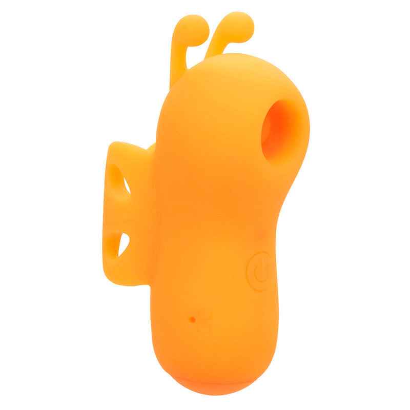 CALEXOTICS - NEON VIBES BUZZING VIBE O ESTIMULADOR DE DEDO 10 VIBRAÇÕES LARANJA - VIBRA24 SEXSHOP
