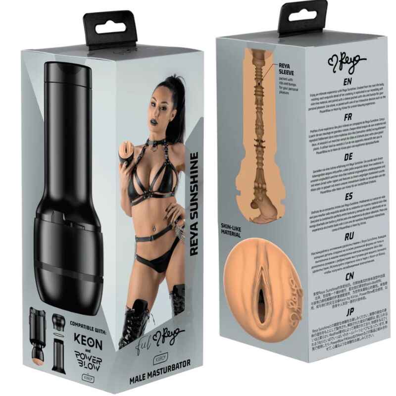 KIIROO - FEEL REYA SUNSHINE STROKER KIIROO STARS COLEÇÃO - VIBRA24 SEXSHOP