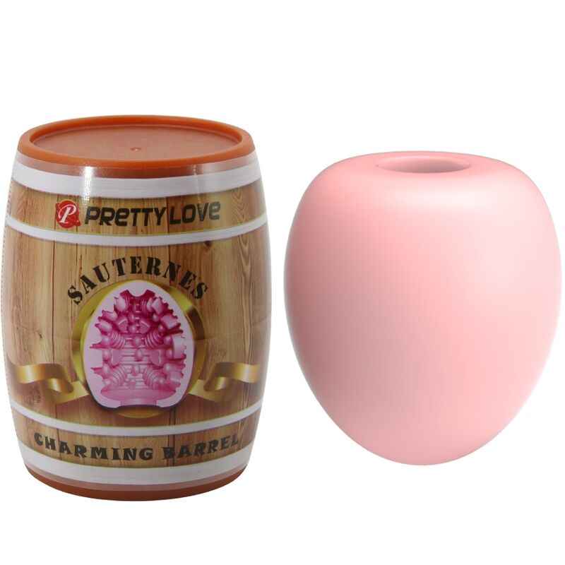 PRETTY LOVE - MASTURBADOR MASCULINO OVO ROSA MODELO 2 - VIBRA24 SEXSHOP