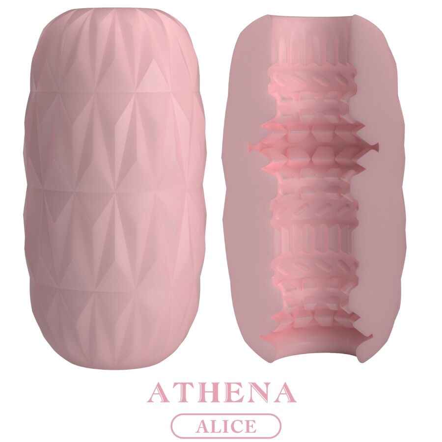 PRETTY LOVE - MASTURBADOR MASCULINO ATHENA ALICE ROSA - VIBRA24 SEXSHOP
