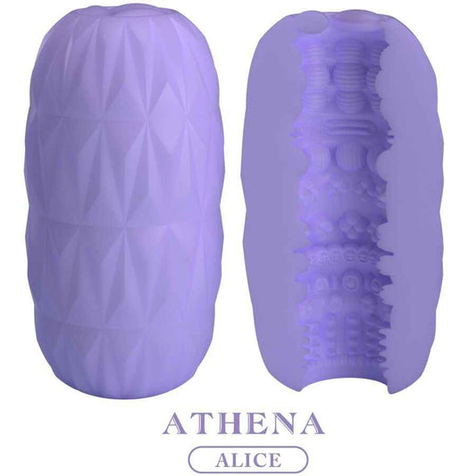 PRETTY LOVE - MASTURBADOR MASCULINO ATHENA ALICE ROXO - VIBRA24 SEXSHOP