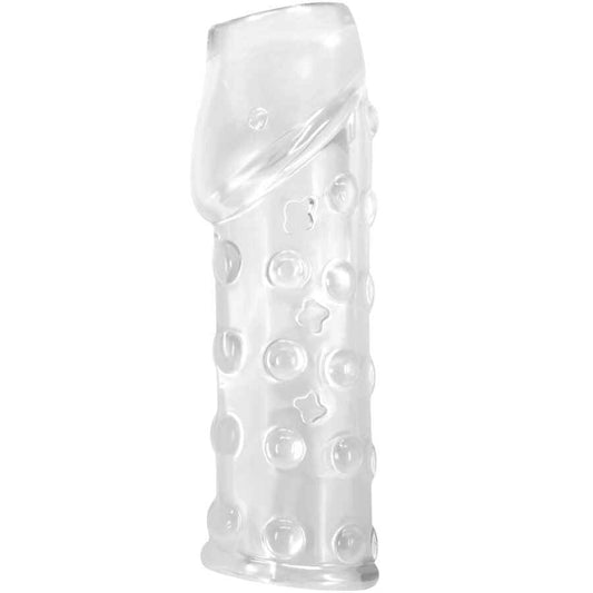 PRETTY LOVE - MANGA PARA PÊNIS APERTADA E VOLUMOSA TRANSPARENTE - VIBRA24 SEXSHOP