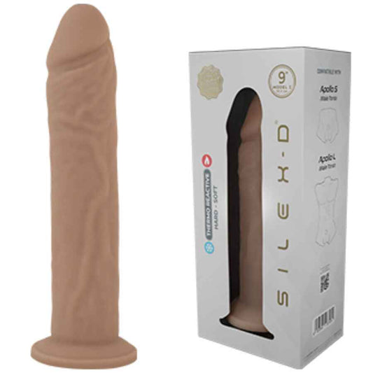 SILEXD - MODELO DE PÊNIS REALISTA 9 SILICONE LÍQUIDO 22,8 CM