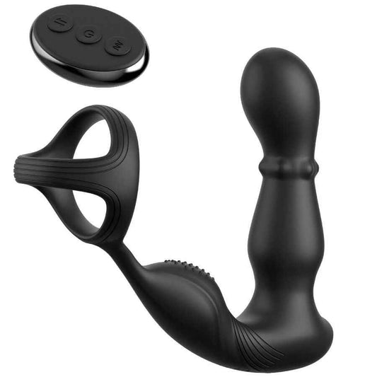 COLEÇÃO ANAL FANTASY ELITE - ANEL ANAL VIBRANTE E MASSAGEADOR COM CONTROLE REMOTO