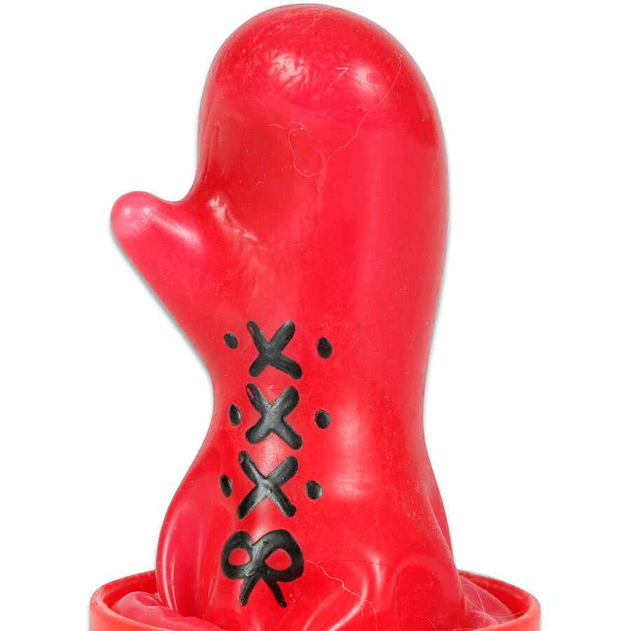 CONDOMERIE - LUVA DE BOXE COM PRESERVATIVOS NOVIDADES PINTADOS À MÃO