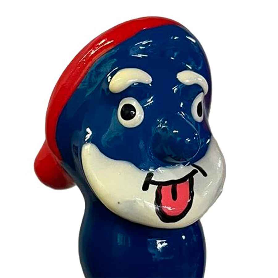 CONDOMERIE - PRESERVATIVOS NOVIDADES PINTADOS À MÃO AZUL GRANDPA