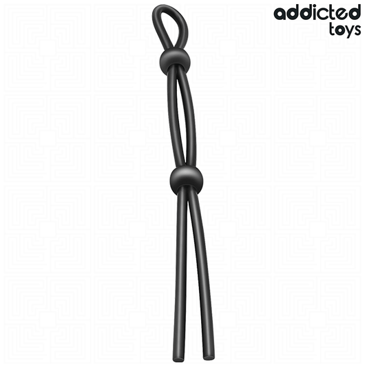 ADDICTED TOYS - CORDA DE SILICONE PARA O PÊNIS DE ALÇA DUPLA - VIBRA24 SEXSHOP