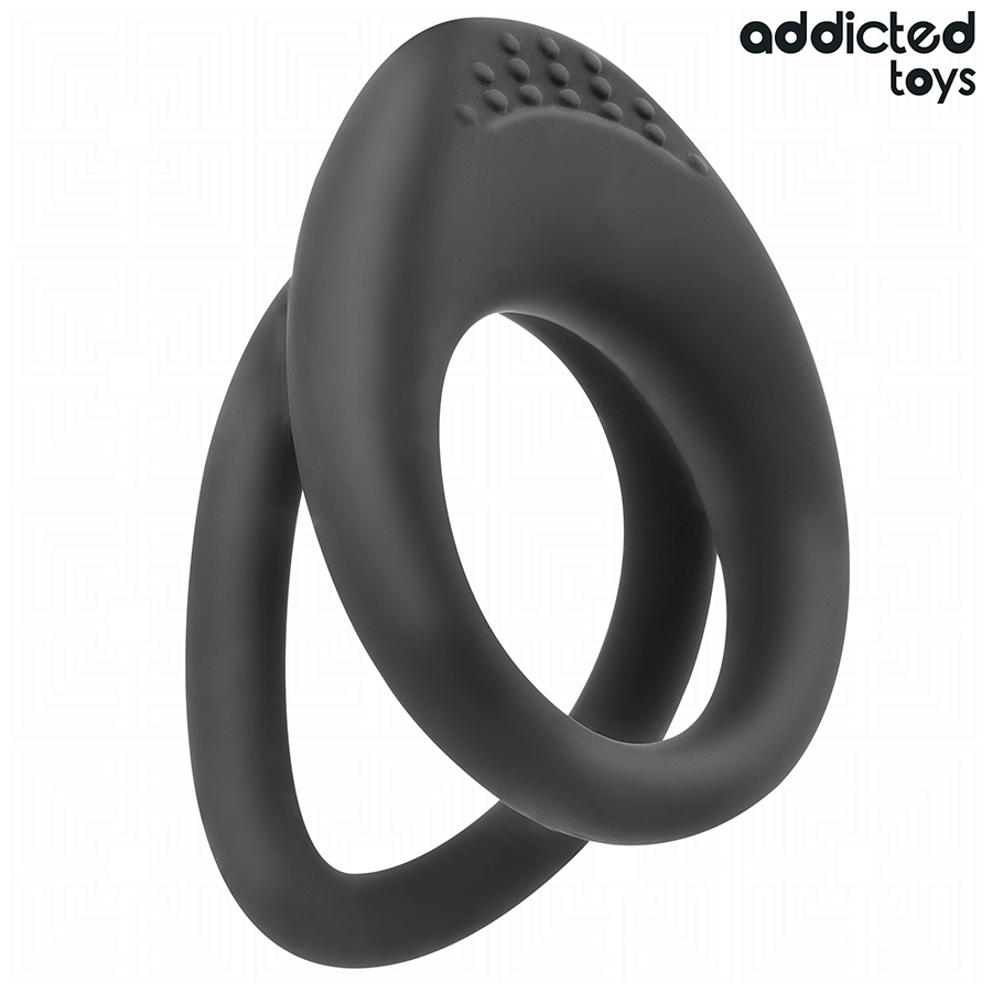 ADDICTED TOYS - ANEL DE PÊNIS COM DUPLA TEXTURA - VIBRA24 SEXSHOP