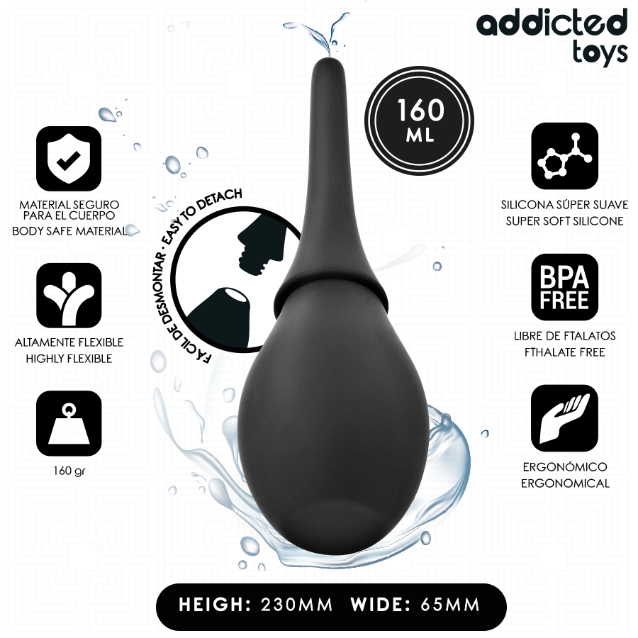 ADDICTED TOYS - LIMPADOR DE VIAGEM MODELO 3 - VIBRA24 SEXSHOP