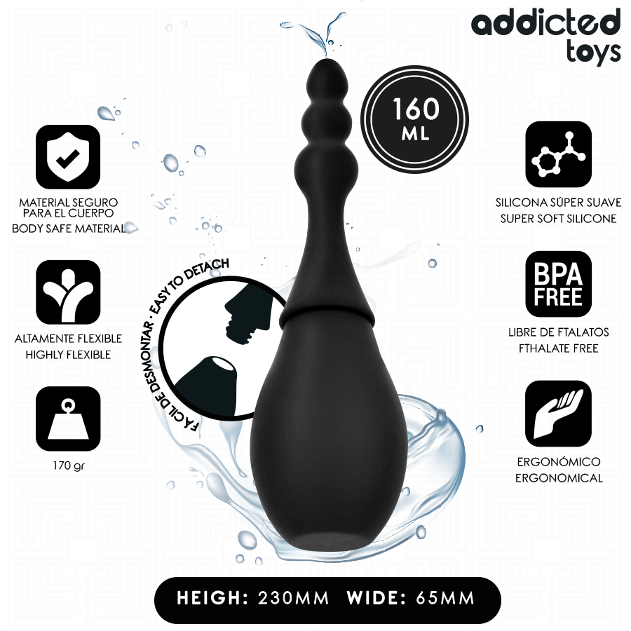 ADDICTED TOYS - LIMPADOR DE VIAGEM MODELO 4 - VIBRA24 SEXSHOP