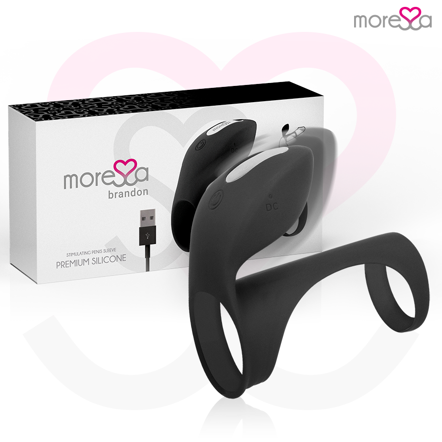 MORESSA - ANEL VIBRADOR BRANDON COM TAMPA - VIBRA24 SEXSHOP