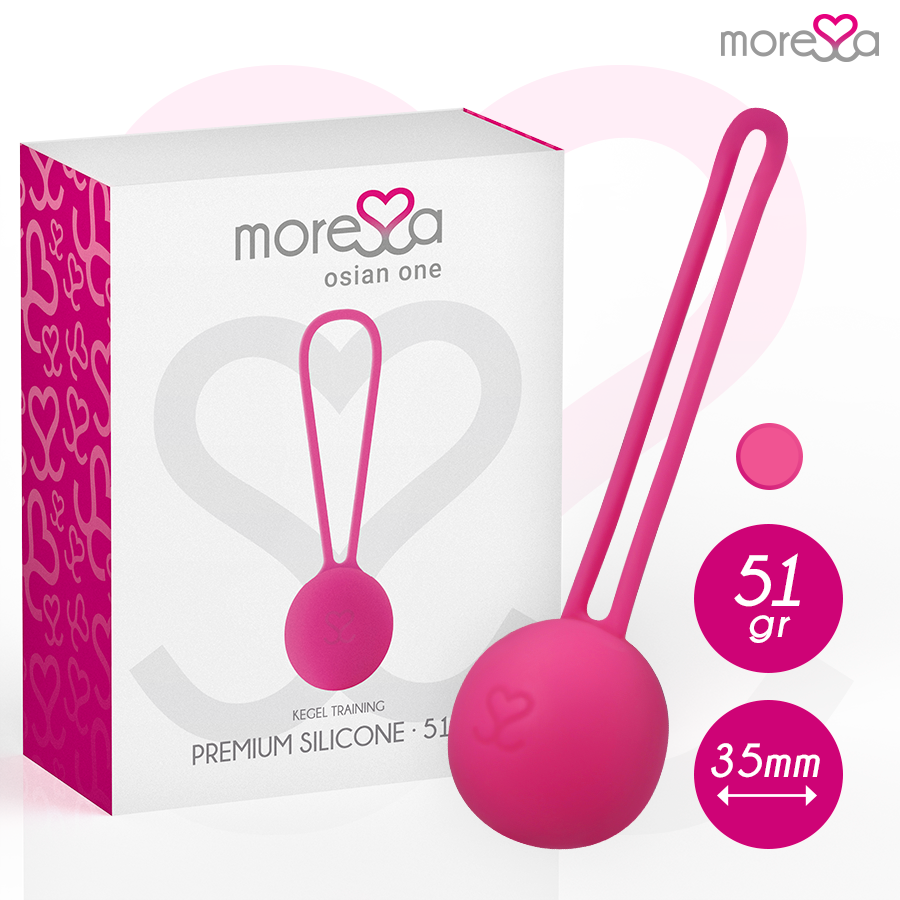 MORESSA - OSIAN ONE PREMIUM SILICONE ROSA - VIBRA24 SEXSHOP