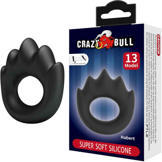 CRAZY BULL - ANEL DE SILICONE HABERT MODELO 13 - VIBRA24 SEXSHOP