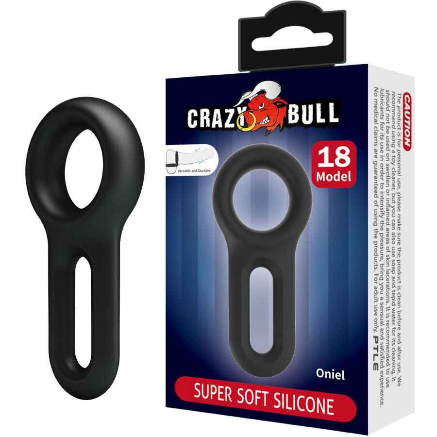 CRAZY BULL - ANEL DE SILICONE ONIEL MODELO 18 - VIBRA24 SEXSHOP