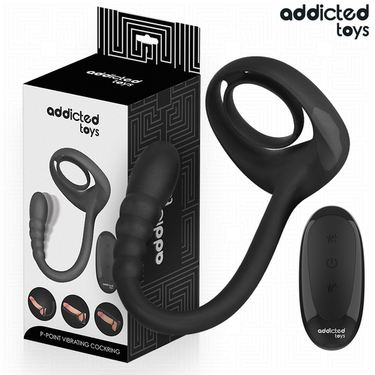 ADDICTED TOYS - ANEL PÊNICO VIBRANTE COM CONTROLE REMOTO - VIBRA24 SEXSHOP