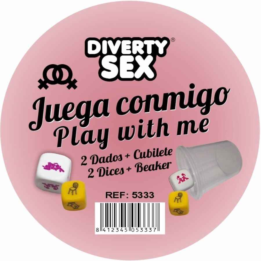 DIABLO PICANTE - JOGO DE DADOS LUGAR + POSIÇÕES PARA MULHERES COM COPO