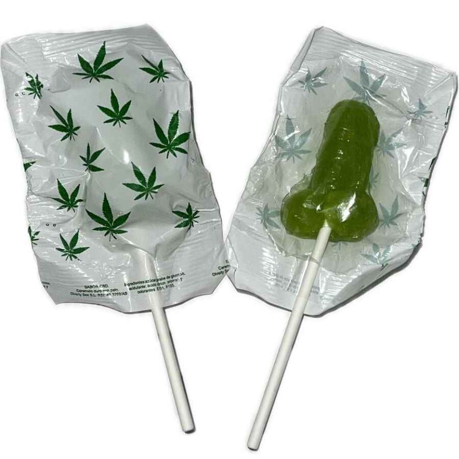 DIABLO GOLOSO - 1 PÊNIS PIRULITO CANNABIS AROMA