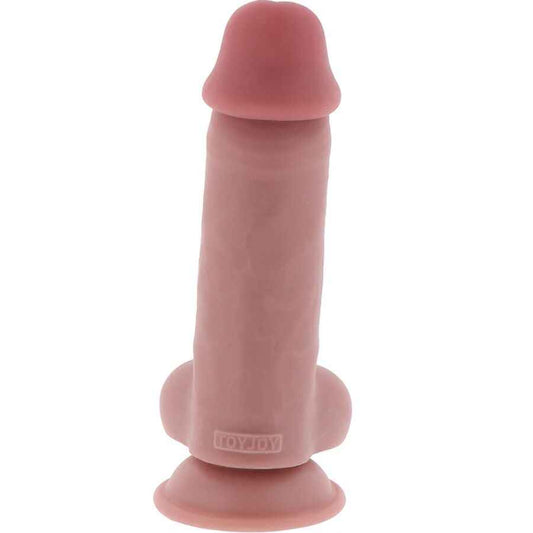 GET REAL - PÊNIS REALISTA DE LUXO COM TESTÍCULOS EXTRA GROSSOS DE 17 CM