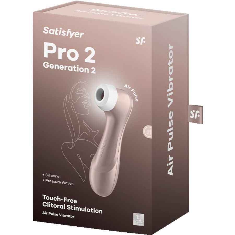 SATISFYER - PRO 2 NOVA GERAÇÃO 2 VIBRADOR DE PULSO DE AR - VIBRA24 SEXSHOP