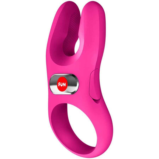 FUN FACTORY - ANEL PENIANO VIBRATÓRIO NOS PRO MAGENTA - VIBRA24 SEXSHOP