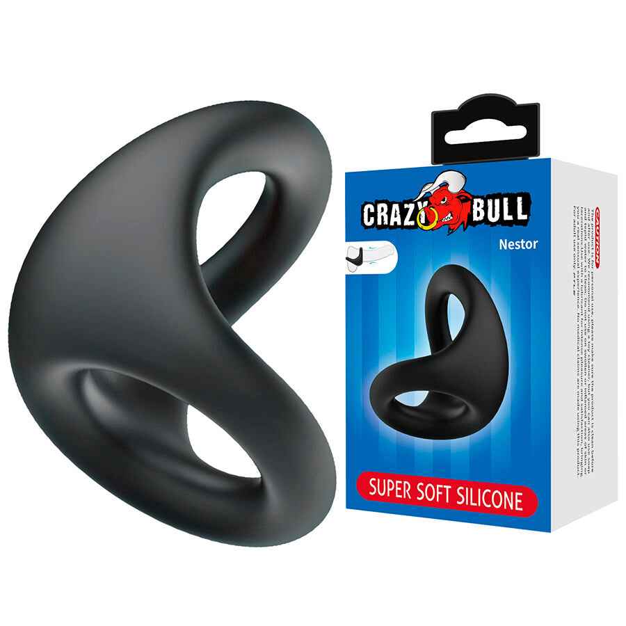 CRAZY BULL - NESTOR ANEL ERGONÔMICO PARA PÊNIS E TESTÍCULOS - VIBRA24 SEXSHOP