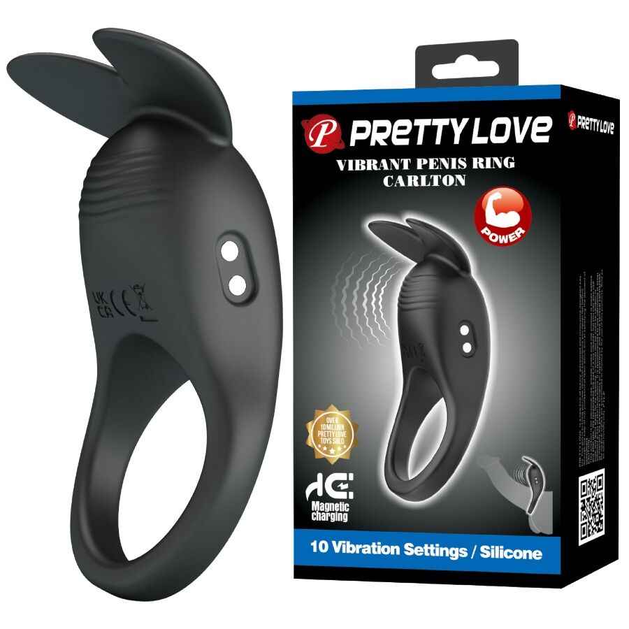 PRETTY LOVE - CARLTON ANEL PENIANO COM ESTIMULADOR CLITÓRICO - VIBRA24 SEXSHOP