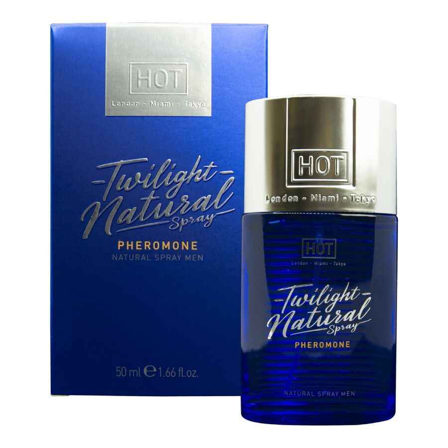 HOT - SPRAY NATURAL DE FEROMÔNIOS CREPÚSCULOS PARA HOMENS 50 ML