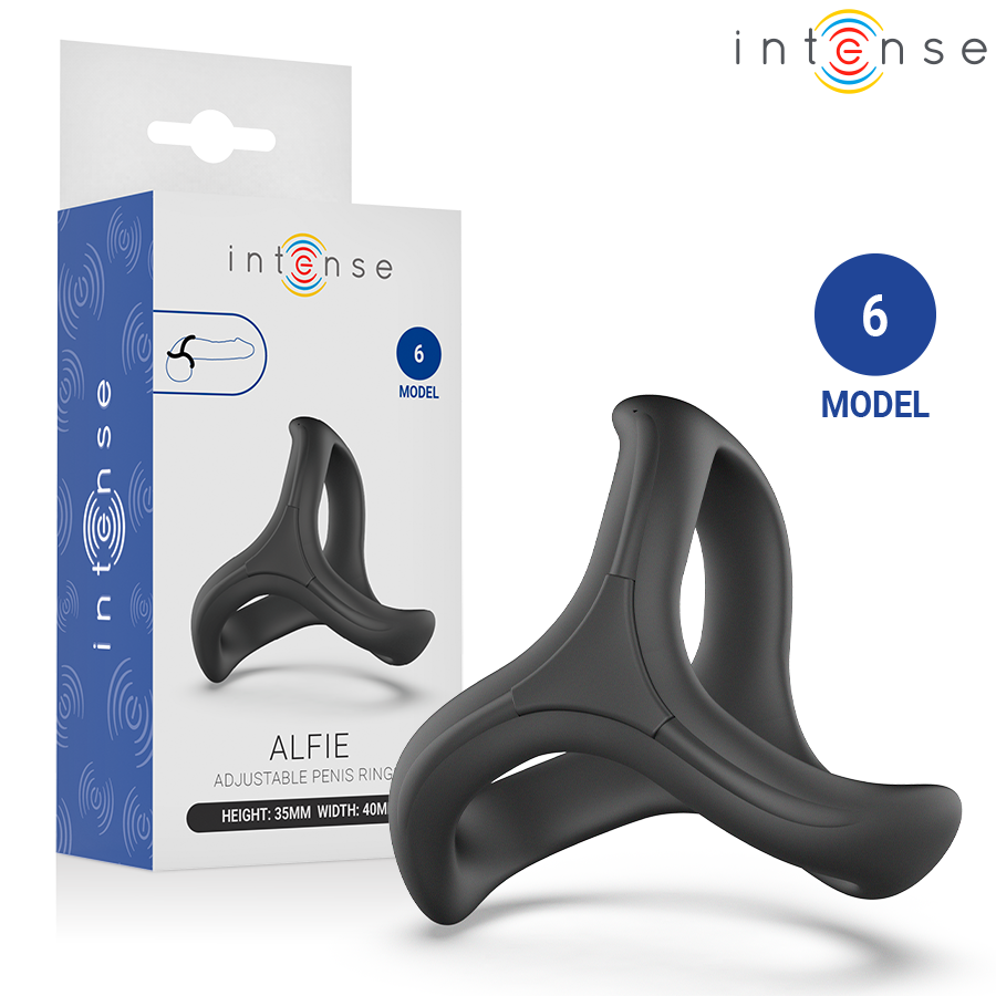 INTENSE - ALFIE ANEL PENIANO TRIPLO AJUSTÁVEL MODELO 6 - VIBRA24 SEXSHOP