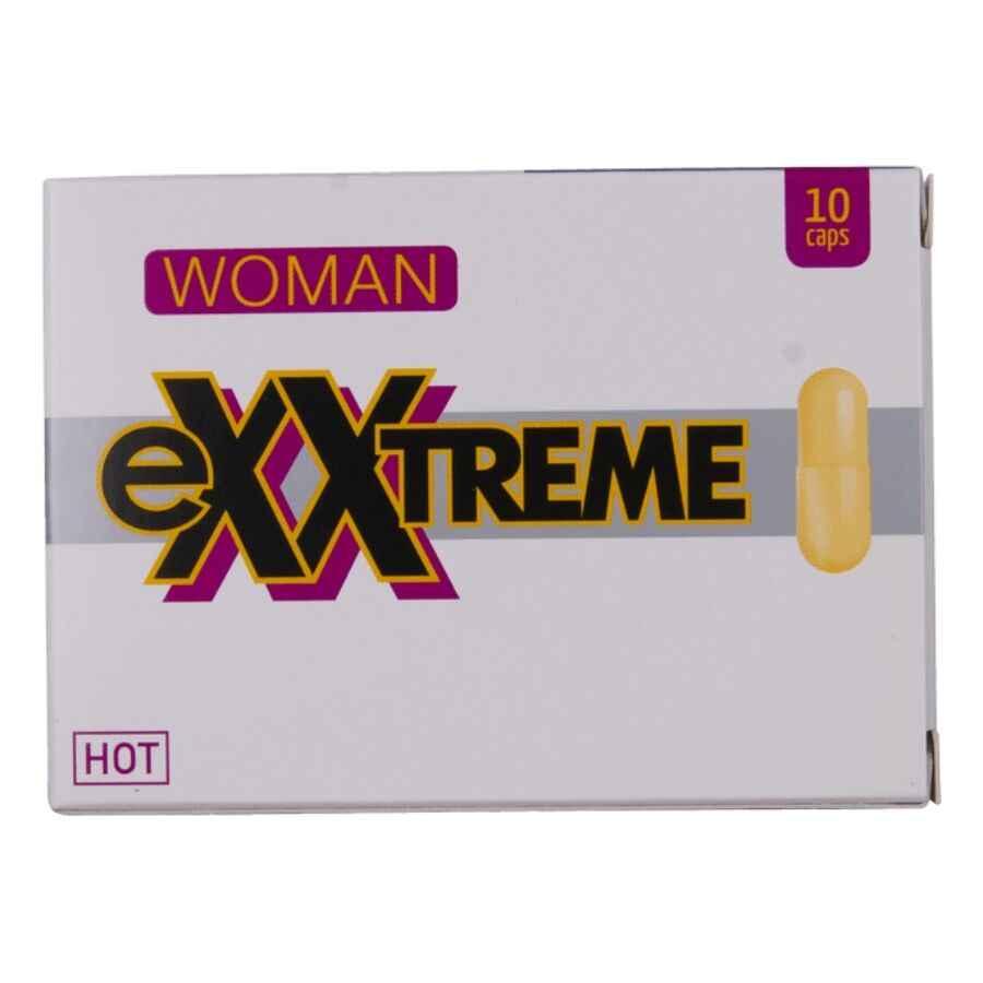 HOT - EXXTREME CÁPSULAS LIBIDIN PARA MULHER 10 UNIDADES