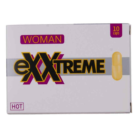 HOT - EXXTREME CÁPSULAS LIBIDIN PARA MULHER 10 UNIDADES