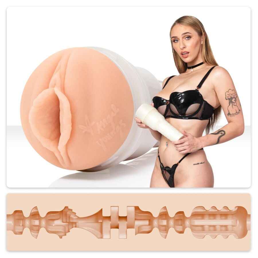 FLESHLIGHT GIRLS - DOÇURA VAGINA DE ANGEL YOUNG - VIBRA24 SEXSHOP