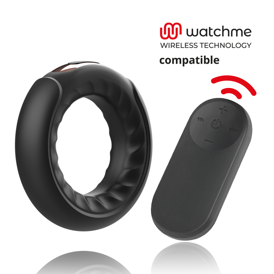ANBIGUO - ADRIANO ANEL VIBRATÓRIO + CONTROLO REMOTO WATCHME - VIBRA24 SEXSHOP