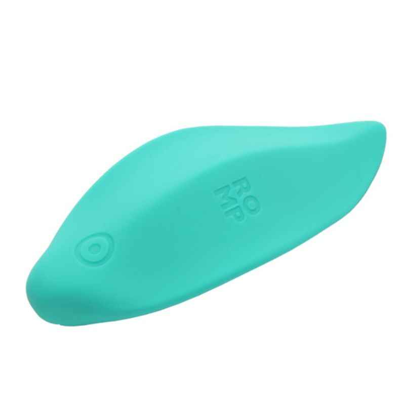 ROMP - VIBRADOR DE ONDAS, ESTIMULADOR CLITORIANO, FORMATO ERGONÔMICO, VERDE-ÁGUA - VIBRA24 SEXSHOP