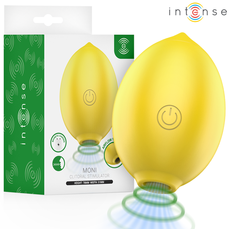 INTENSE - MONI LEMON ESTIMULADOR DE SUCÇÃO DO CLITÓRIS - VIBRA24 SEXSHOP