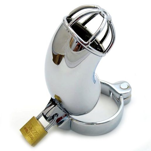 METAL HARD - ANEL DE CASTIDADE DE METAL LANCELOT - VIBRA24 SEXSHOP